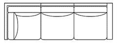 Esme "Designer Style" Right Arm Facing Corner Sofa