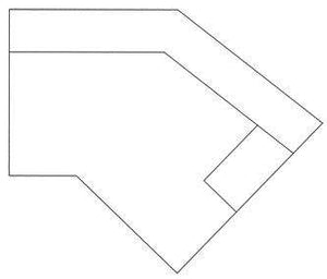 Kyle "Designer Style" Fabric Upholstered Right Arm Facing Cuddler