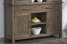 Rutherford Urban Living Dark Wood Storage Dining Buffet
