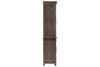 Image of Rutherford Urban Living Dark Wood Storage Dining Buffet With Sliding Door Hutch