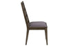 Image of Rutherford 7 Piece Urban Living Trestle Table Dining Set With Ladder Back Chairs
