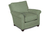 Image of Samantha Traditional Fabric Upholstered Accent Armchair