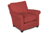 Image of Samantha Traditional Fabric Upholstered Accent Armchair
