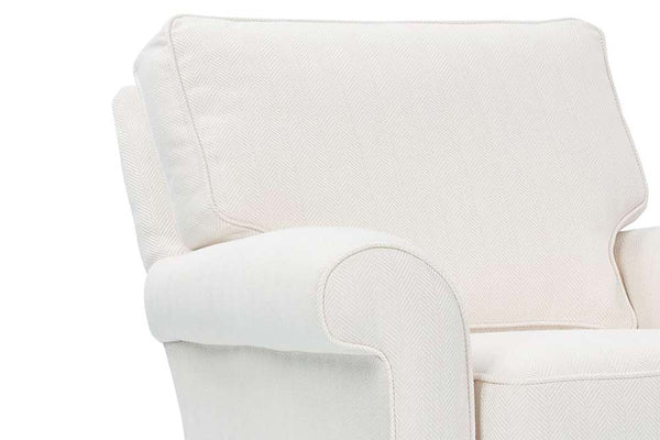 Samantha Traditional Fabric Upholstered Accent Armchair