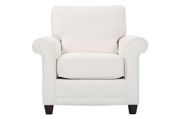 Samantha Traditional Fabric Upholstered Accent Armchair