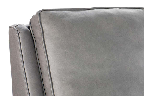 Samuel "Quick Ship" Pebble Leather Recliner