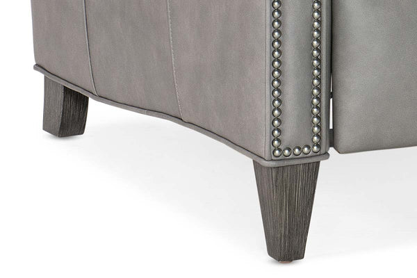 Samuel "Quick Ship" Pebble Leather Recliner