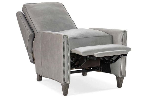 Samuel "Quick Ship" Pebble Leather Recliner