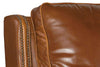 Image of Sayer Toro "Quick Ship" Tall Leather Cylinder Arm Leather Recliner - Club Furniture