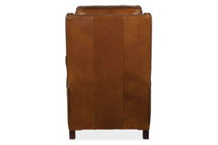 Sayer Toro "Quick Ship" Tall Leather Cylinder Arm Leather Recliner - Club Furniture