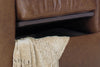 Image of Sebastian Distressed Storage Leather Club Chair