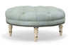 Image of Seymour Tufted 36", 40", 44", Or 48" Inch Round Leather Ottoman (4 Sizes Available)