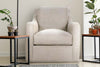 Image of Shari Contemporary 360 Degree Fabric Swivel Accent Chair