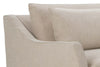 Image of Shauna Slipcovered Bench Seat Wing Arm Fabric Sectional
