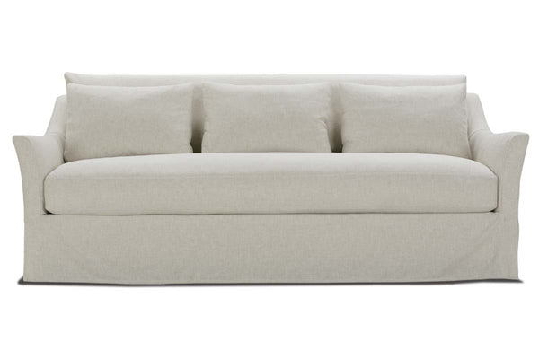 Shauna 85, 98, 110 Inch Oversized Single Bench Seat Slipcovered Sofa