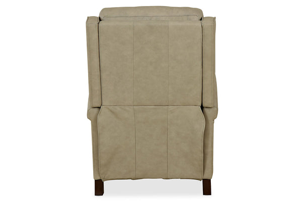 Shepard Dual Power Leather "Quick Ship" Transitional Recliner