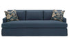 Image of Sierra I 92 Inch Bench Seat Grand Scale Slipcovered Sofa