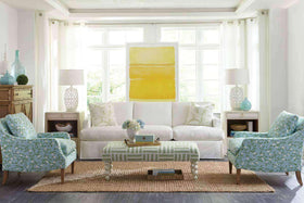 Sierra III 92 Inch Three Seat Grand Scale Slipcovered Sofa