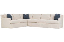 Sierra Oversized Track Arm Comfort Slipcover Sectional Sofa