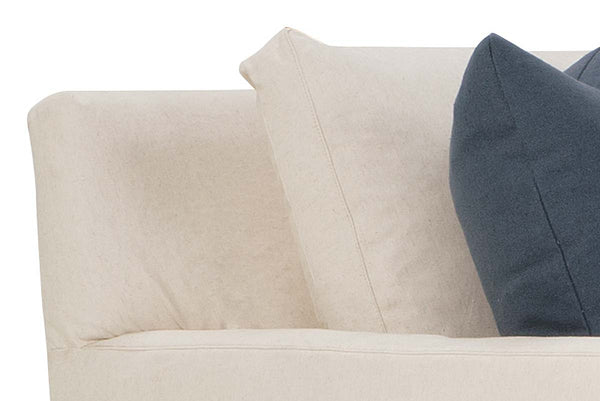 Sierra Oversized Track Arm Comfort Slipcover Sectional Sofa