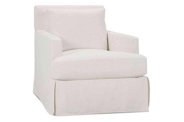 Sierra "Designer Style" Slipcovered SWIVEL/GLIDER Chair