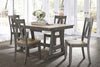 Image of Silverton Rustic Farmhouse Gray Dining Room Collection