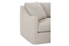 Image of Skyler I 82 Inch Single Bench Cushion Fabric Slipcovered Sofa