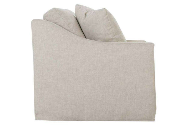 Skyler I 88 Inch Single Bench Cushion Fabric Slipcovered Sofa