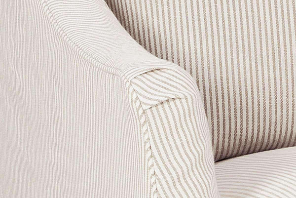 Giuliana Swivel Slipcover Accent Chair With Narrow Arms