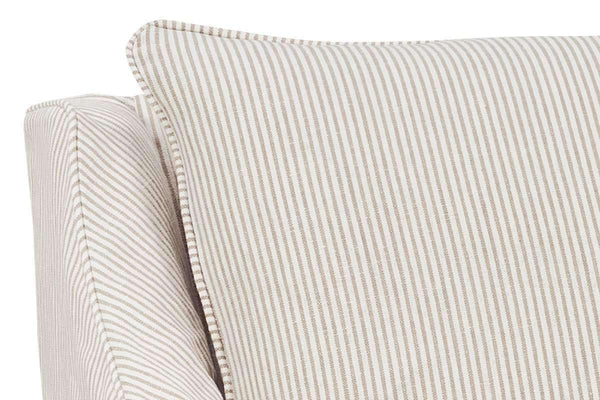 Giuliana Swivel Slipcover Accent Chair With Narrow Arms