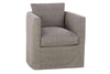 Image of Glenda Contemporary Swivel Accent Chair With Slipcover