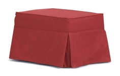 Slipcovered Accent Chairs And Chaise Kayla "Designer Style" Slipcovered Ottoman