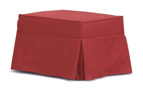 Slipcovered Accent Chairs And Chaise Kayla "Designer Style" Slipcovered Ottoman