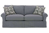 Image of Bethany 78 Inch Slipcovered Apartment Size Full Sleeper Sofa