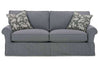 Image of Bethany 78 Inch Apartment Size Slipcovered Sofa