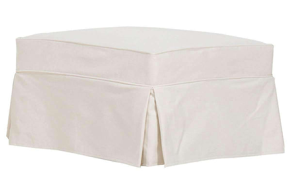 Charleston Grand Scale Slipcover Ottoman