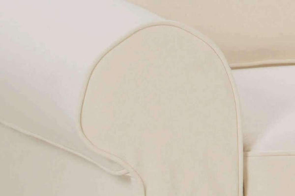 Christine "Designer Style" 360 Degree Swivel Glider Slipcovered Chair