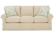 Christine 84 Inch Slipcovered Queen Sleeper Sofa