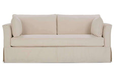 Delilah I 86 Inch Single Bench Seat Slipcovered Sofa