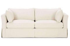 Delilah II 87 Inch Fabric Slipcovered Queen Sleeper Sofa