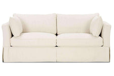 Delilah II 86 Inch Handmade Square Slipcovered Sofa