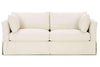 Image of Delilah II 86 Inch Handmade Square Slipcovered Sofa