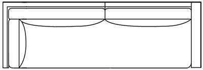 Slipcovered Sectional Sofa Calista Cloud Comfort "Designer Style" Right Arm Facing Corner Sofa