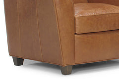 Soho Wing Arm Leather Club Chair