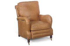 Sullivan Leather Club Chair w/ Charles Of London Arm