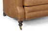 Image of Sullivan Leather Club Chair w/ Charles Of London Arm