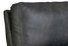 Image of Sutter Power Quick Ship Mid-Century Modern Leather Exposed Wood Recliner