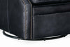 Image of Sylvester Champion Leather "Quick Ship" Swivel Pillow Recliner