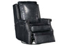 Image of Sylvester Champion Leather "Quick Ship" Swivel Power Pillow Recliner