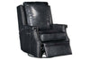 Image of Sylvester Champion Leather "Quick Ship" Swivel Pillow Recliner